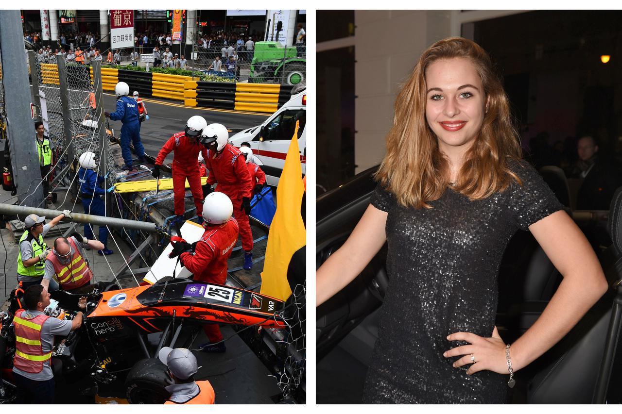 Sophia Flörsch - nesreća u formuli 3