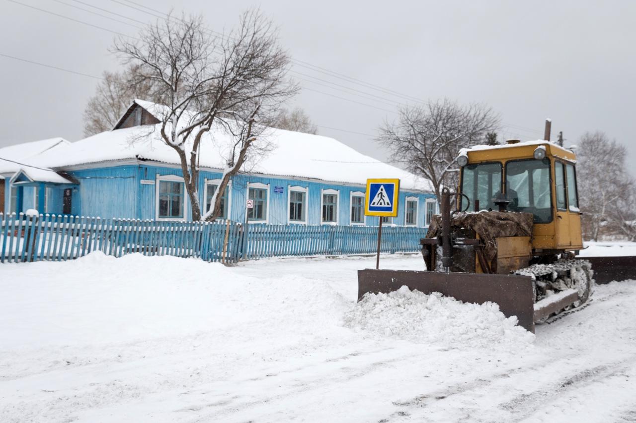 Rural school in Russia's Omsk Region