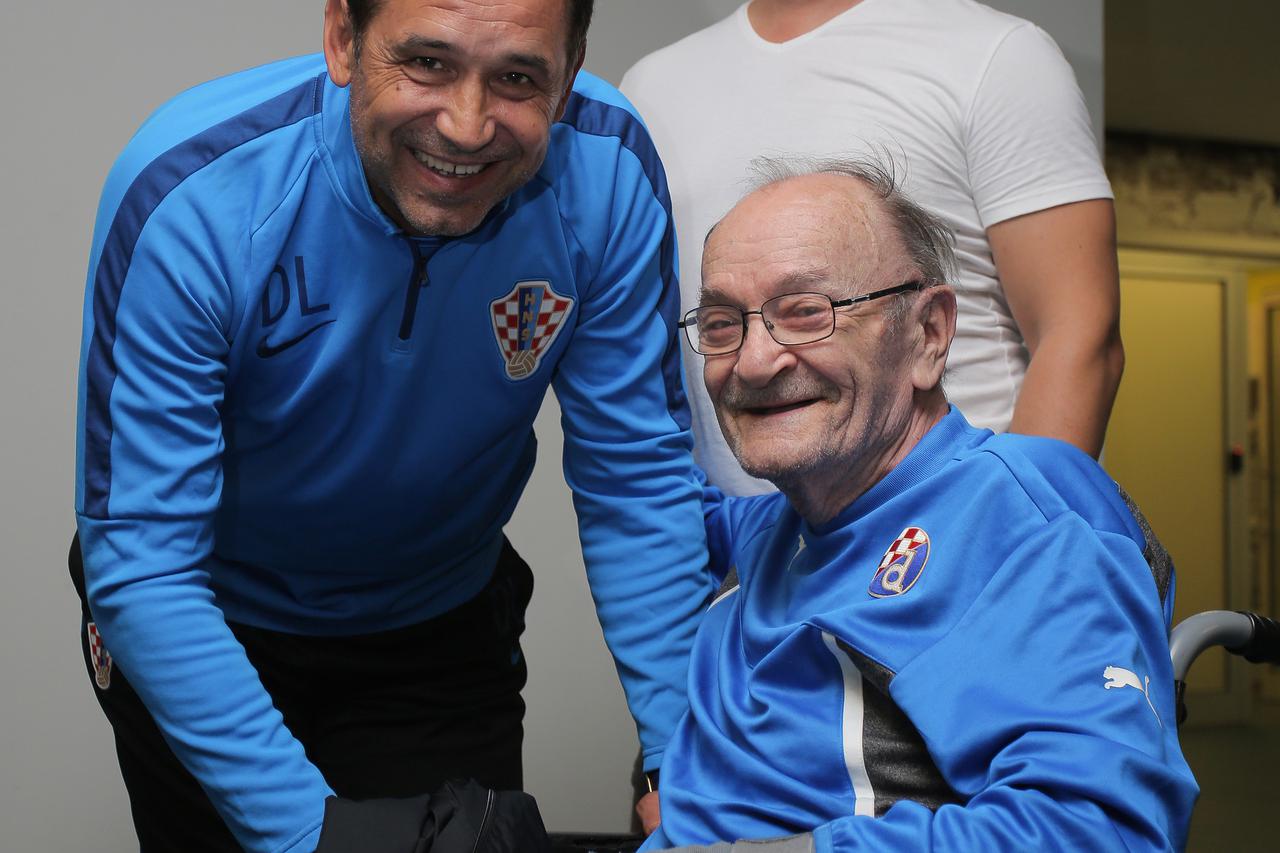 Zagreb: Legenda nogometa Rudi Belin s Draženom Ladićem