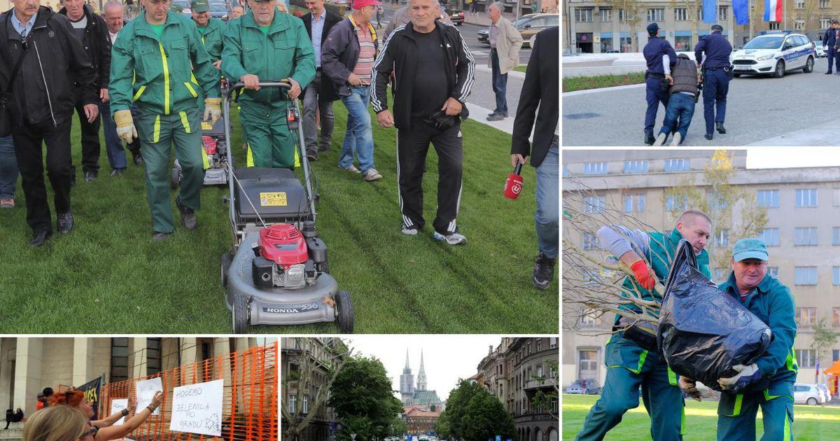 FOTO Kosilice, prosvjedi i uhićenja! Sjećate li se zagrebačke borbe za magnoliju prije točno osam godina?