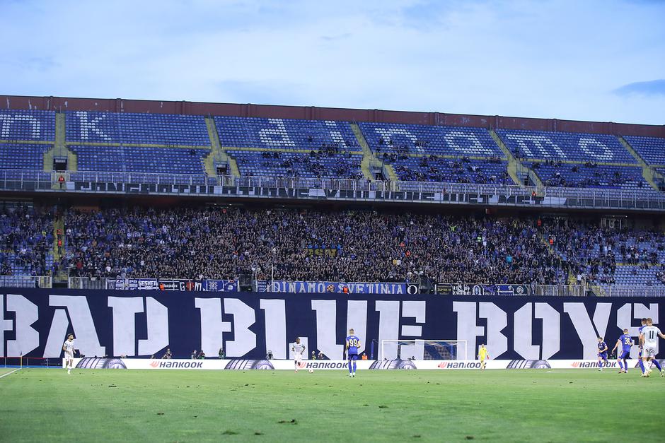 Zagreb: Dinamo i West Ham susreli se u 1. kolu Europske lige, navijači