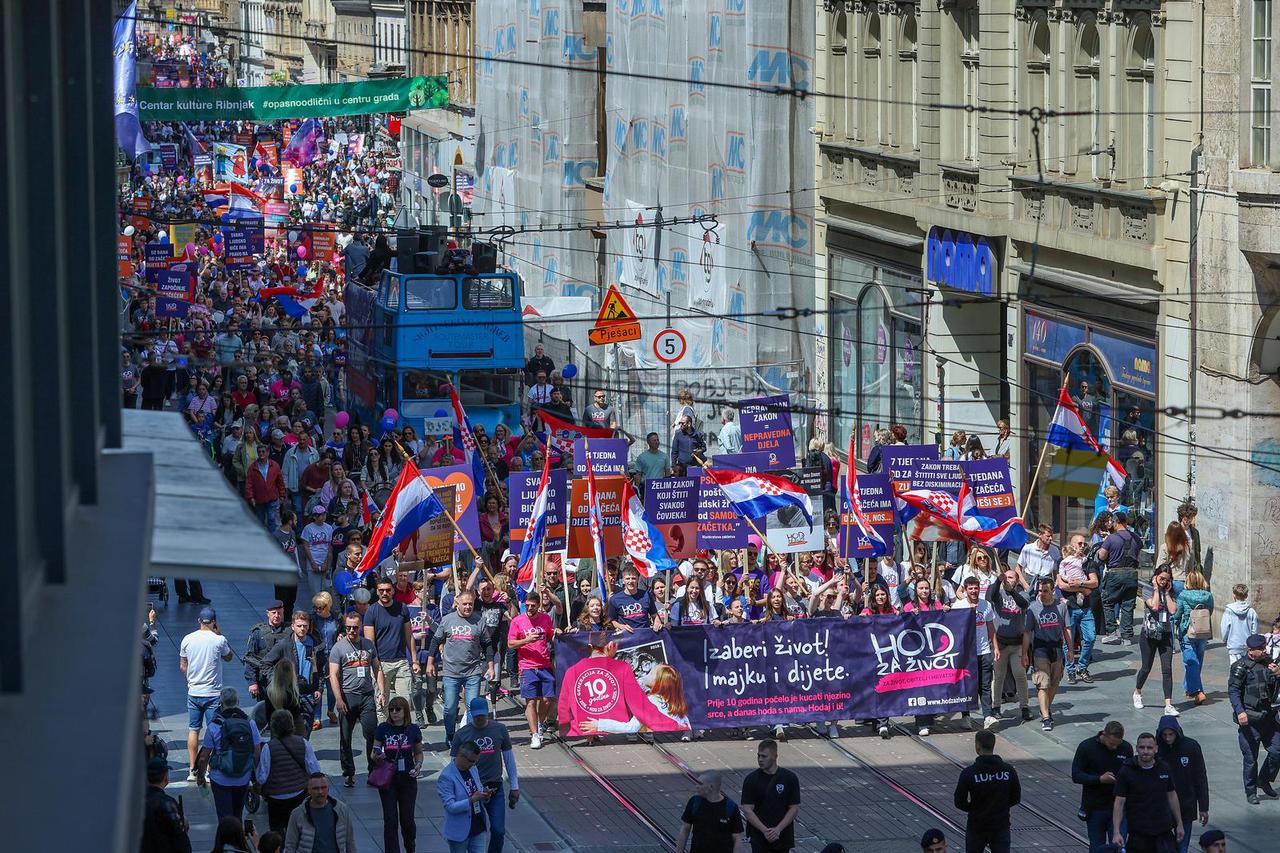 U Zagrebu održan Hod za život