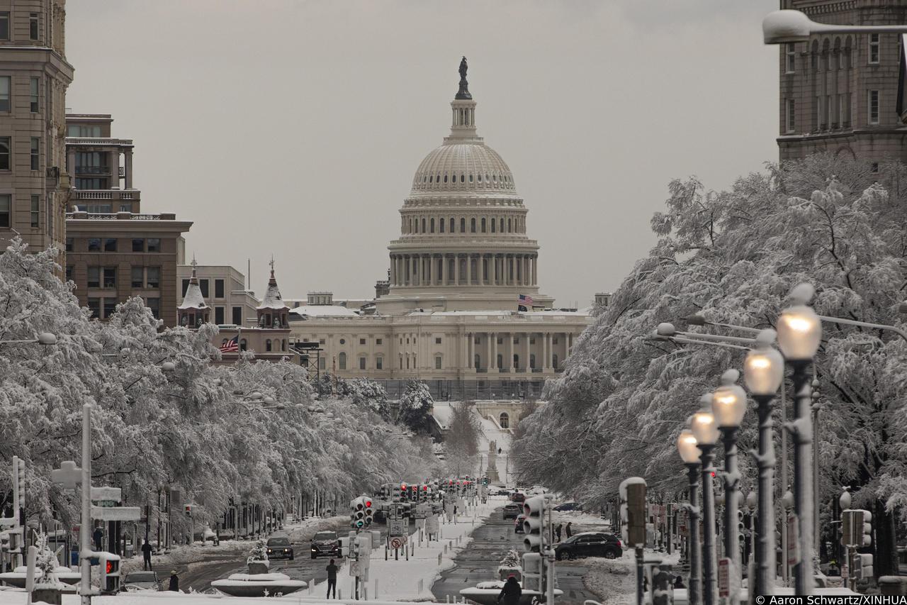 U.S.-WASHINGTON, D.C.-SNOWSTORM