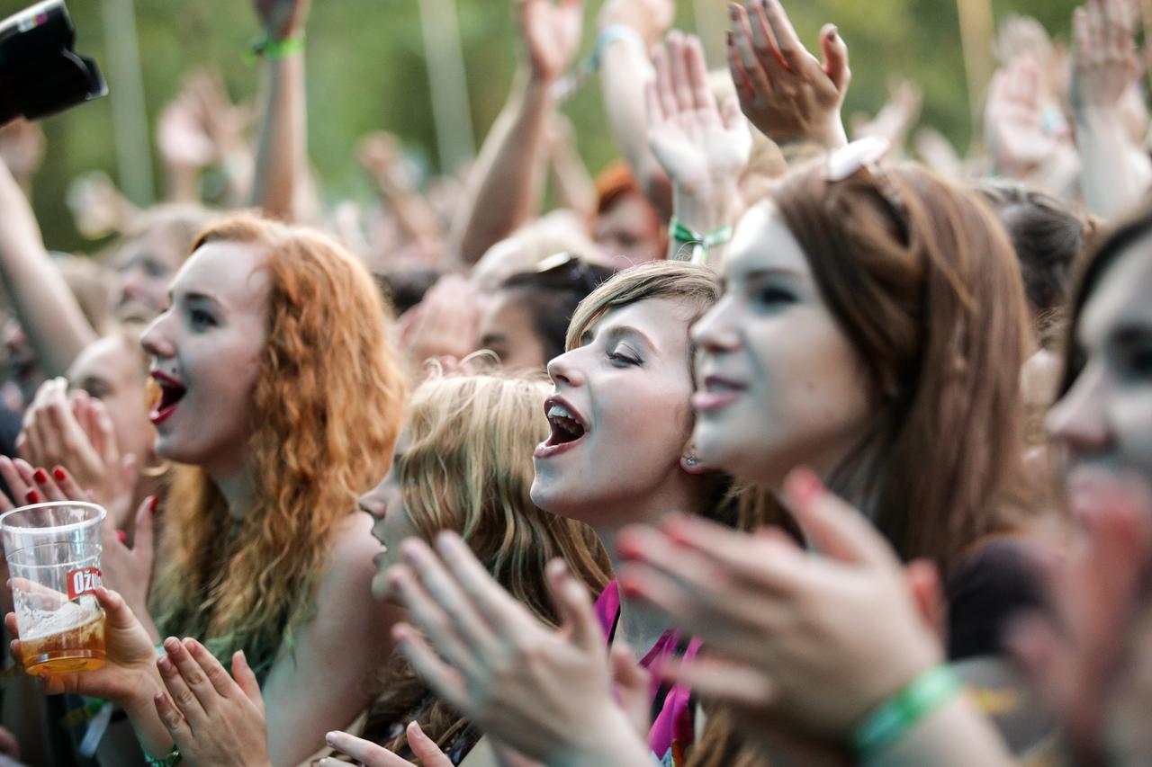 20.6.2016., Zagreb -  Prva vecer 11. INmusic festivala koji se odrzava uz jezero Jarun, gdje nastupaju brojni izvodjaci. Atmosfera na festivalu. Photo: Petar Glebov/PIXSELL