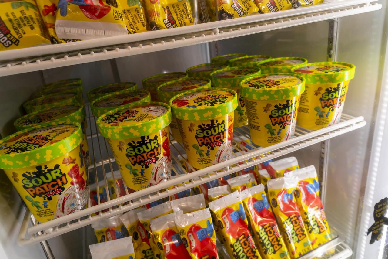 Sugar high at Sour Patch Kids store in New York