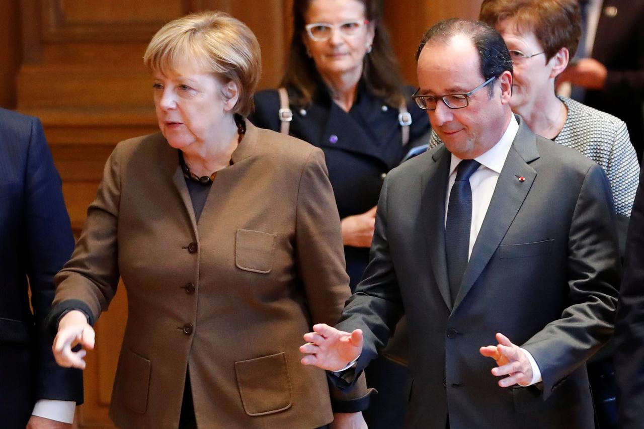 Merkel i Hollande