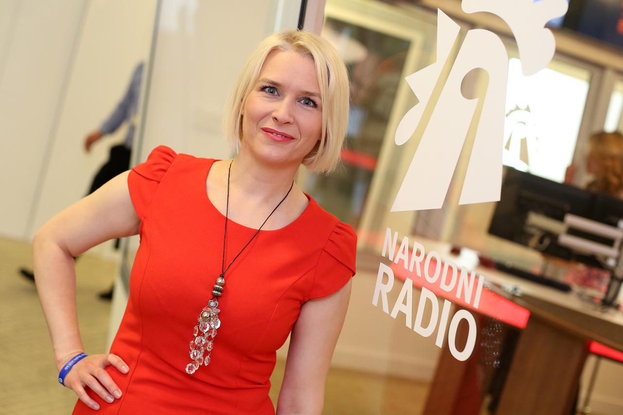 10.06.2016., Zagreb - Ivana Plechinger, voditeljica Narodnog radija. Photo: Borna Filic/PIXSELL