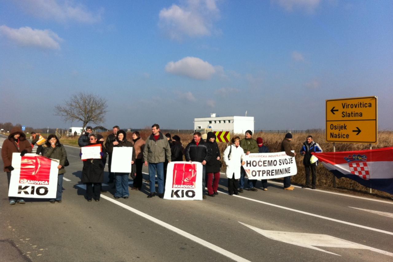 kio keramika,prosvjed