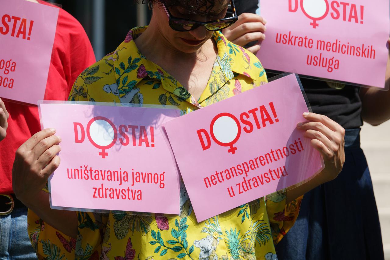 Rijeka: Najava prosvjeda Dosta! Uništavanja javnog zdravstva i zanemarivanja zdravlja žena 