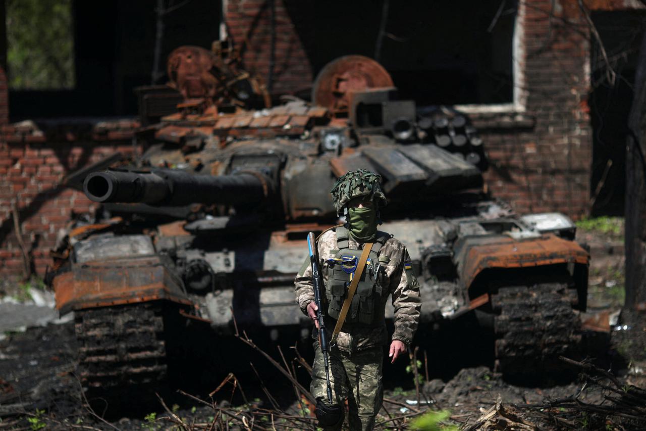 Ukrainian soldier