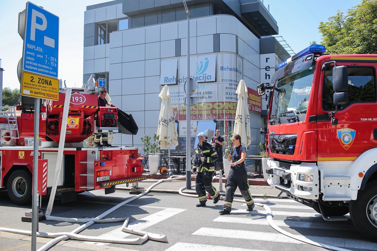 Požar u restoranu Sv. Nikola