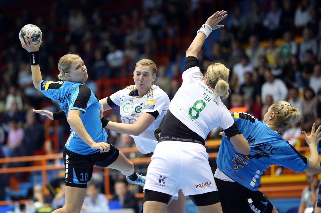 16.11.2014., Dom sportova, Zagreb - Zenska rukometna Liga prvaka, 5. kolo, RK Lokomotiva Zagreb -  Gyori Audi ETO KC. Photo: Slavko Midzor/PIXSELL