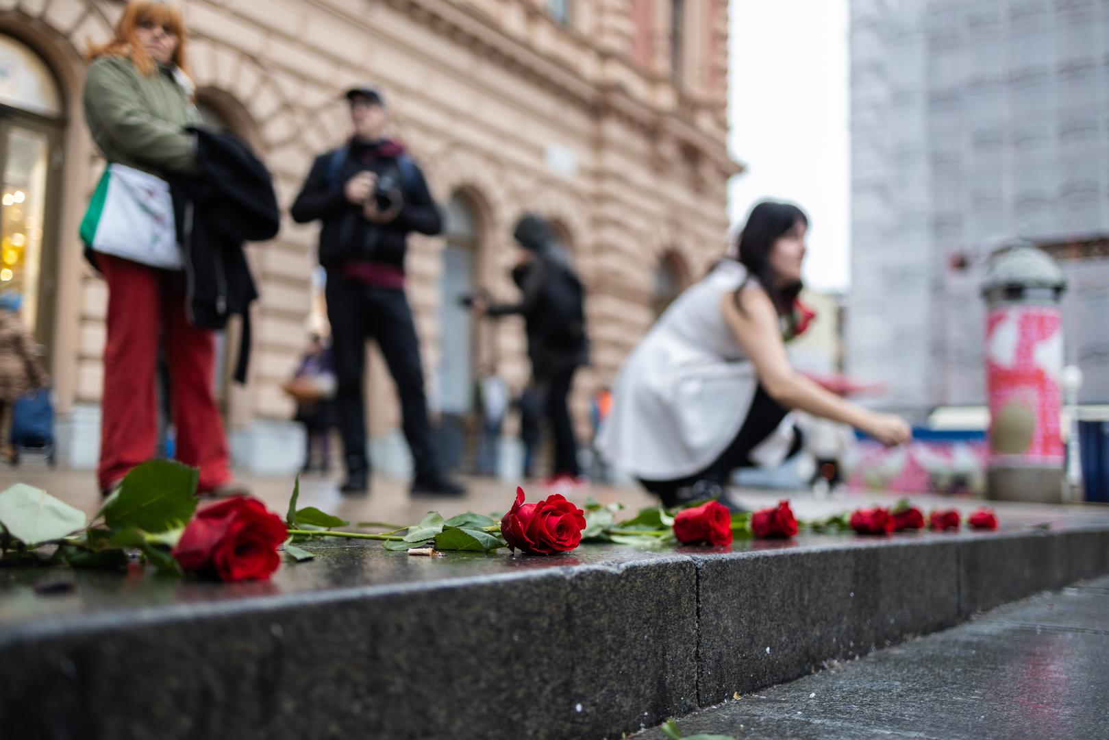 06.12.2025., Zagreb: Treca godisnjica performansa Tiha misa umjetnice Arijane Lekic-Fridrih, ujedno i posljednja Tiha misa u javnom prostoru Photo: Mia Slafhauzer/PIXSELL
