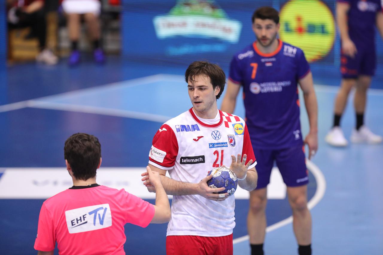 Osijek: Hrvatska protiv Nizozemske u kvalifikacijskoj utakmici za Europsko rukometno prvenstvo