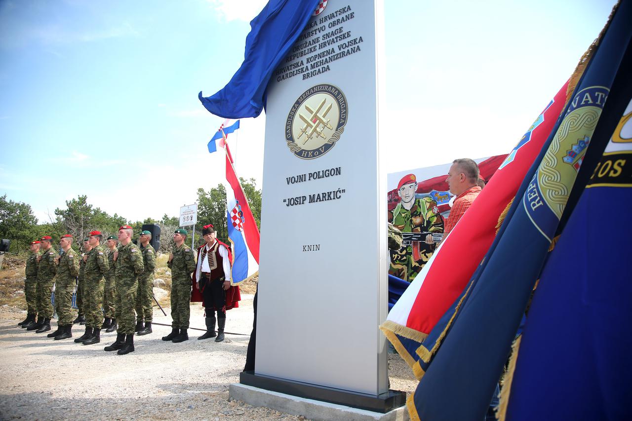 Knin: Vojni poligon "Crvena zemlja" preimenovan u vojni poligon"Josip Markić"