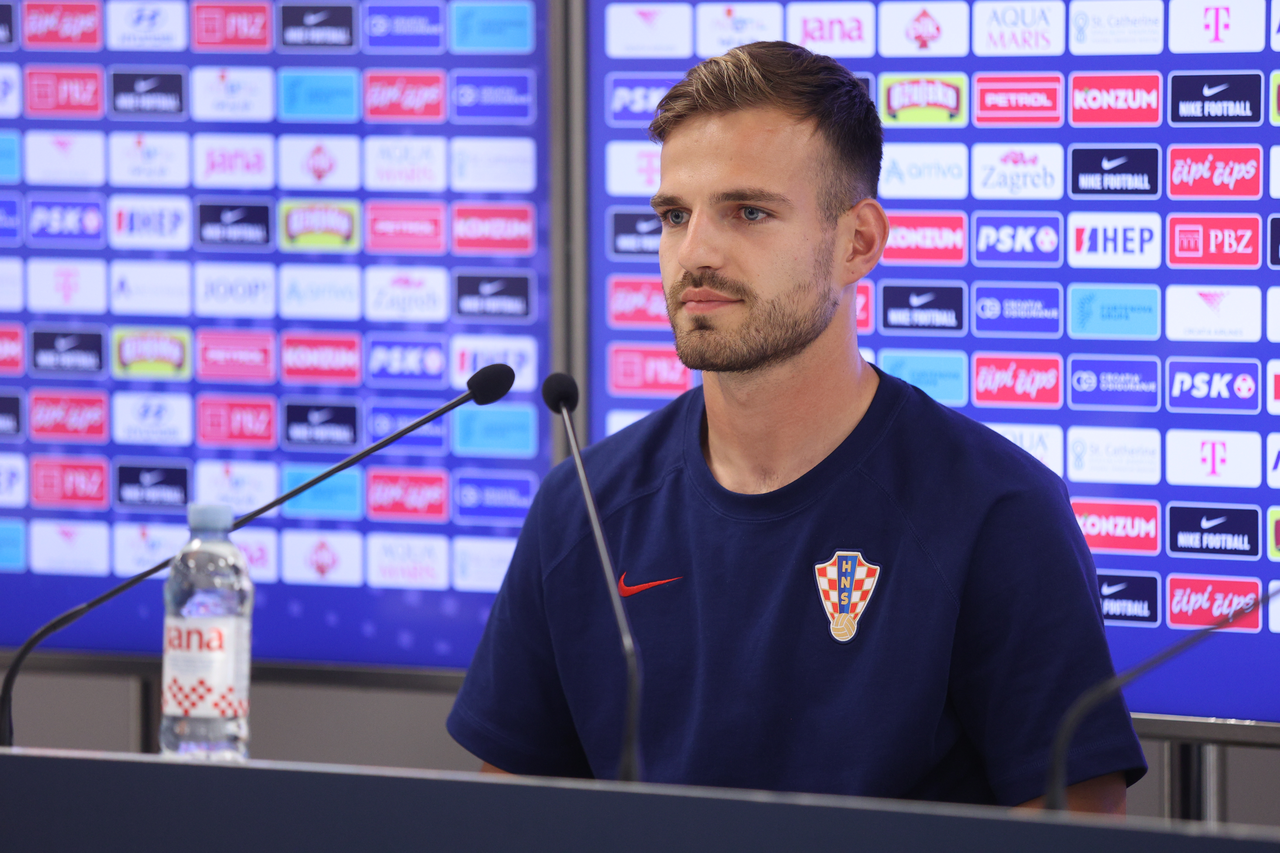 Rijeka: Konferencija za medije hrvatske nogometne reprezentacije 