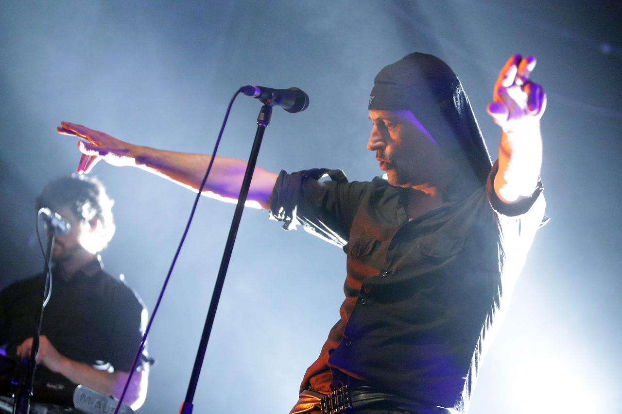 09.05.2014., Zagreb - Slovenska grupa Laibach odrzala je koncert u Velikom pogonu Tvornice kulture. Photo: Dalibor Urukalovic/PIXSELL