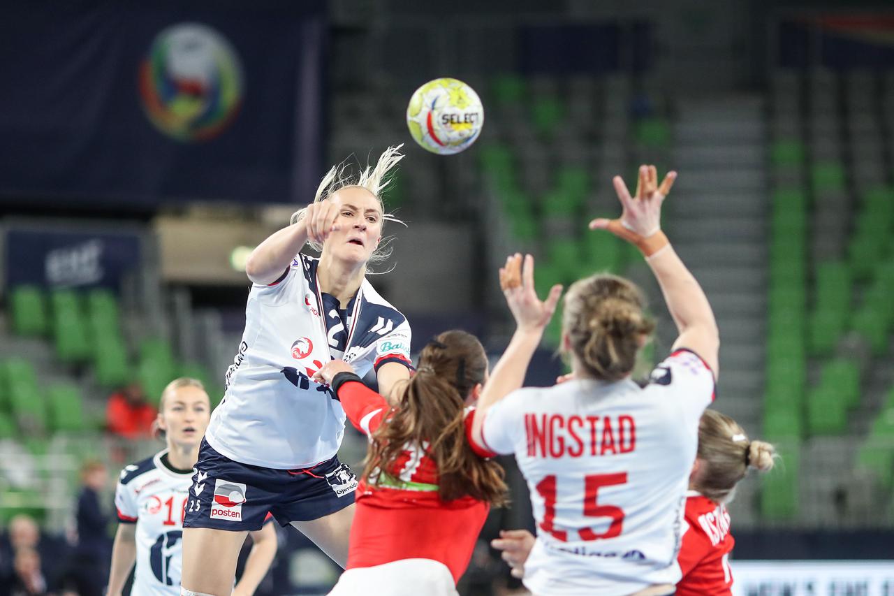 Ljubljana: Susret Norveške i Danske na Europskom prvenstvu