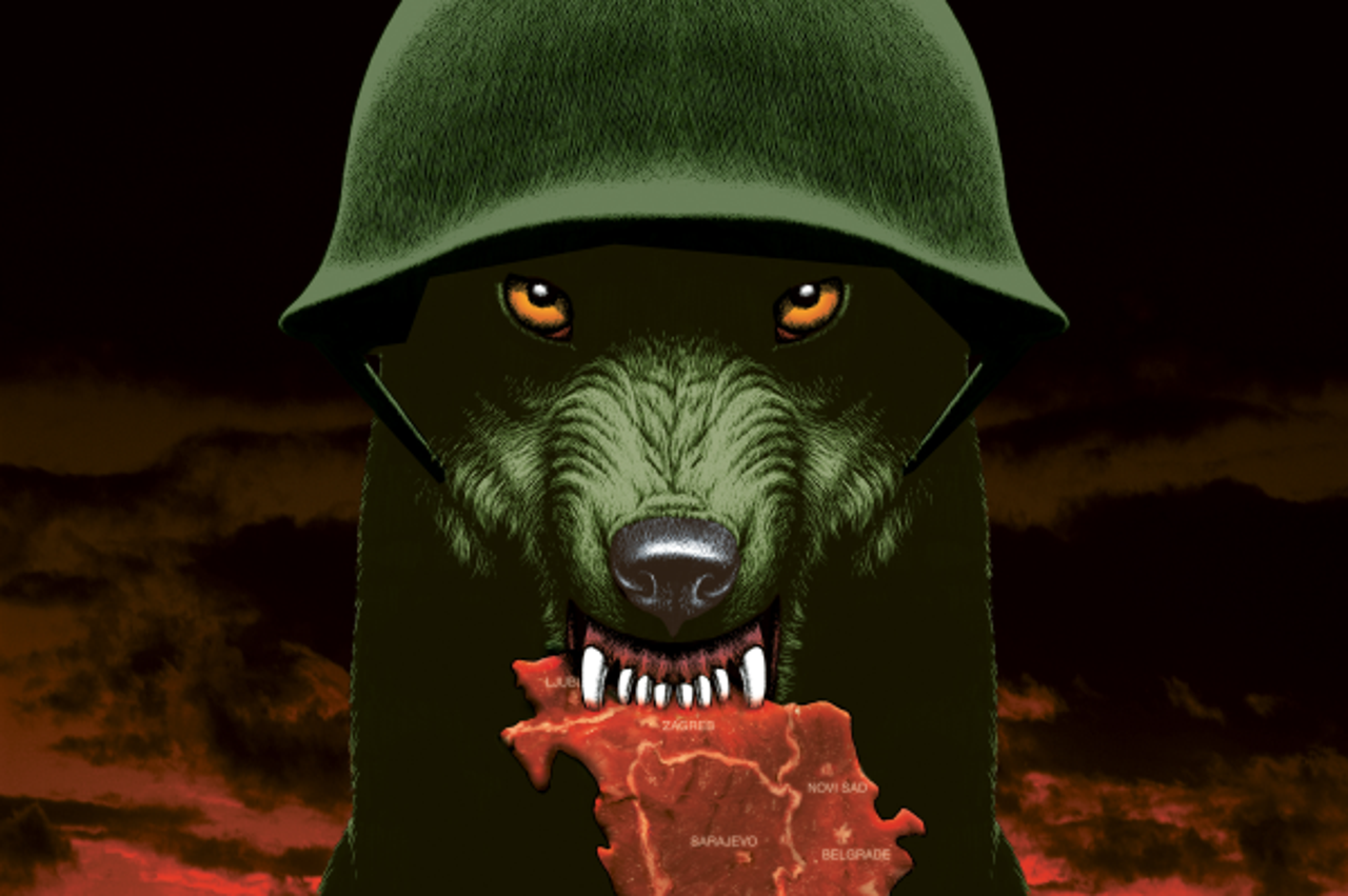 The Havoc in Yugoslavia, ad: Steven Heller, The New York Times Book Review, 21.1.1996