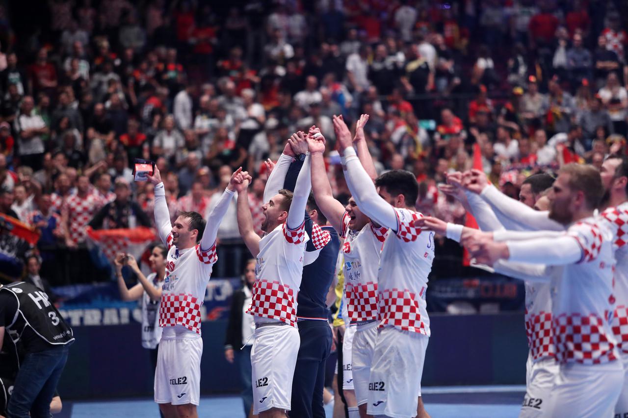 Slalvlje hrvatskih rukometaša protiv Njemačke