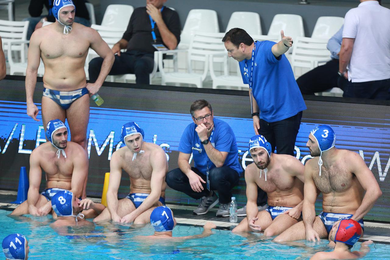 Zagreb: Poluzavršnica turnira 2. LEN Europa kupa, Srbija - Grčka