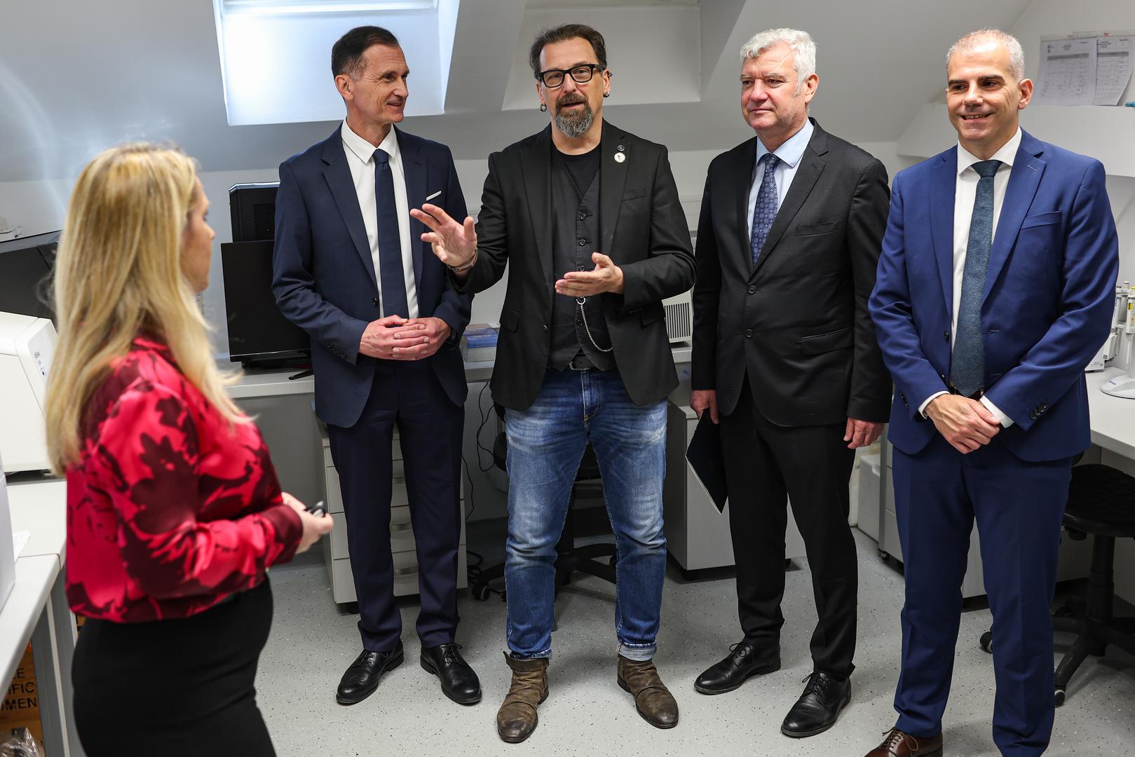 24.04.2026., Institut za antropologiju, Gajeva 32, Zagreb - Otvorenje obnovljenog Instituta za antropologiju. Dragan Primorac, Damir Marjanovic.  Photo: Goran Stanzl/PIXSELL