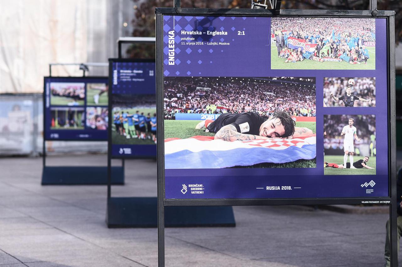 Zagreb: Na Cvjetnom trgu predstavljena izložba "Brončani, srebrni - Vatreni!" u organizaciji Hrvatskog športskog muzeja