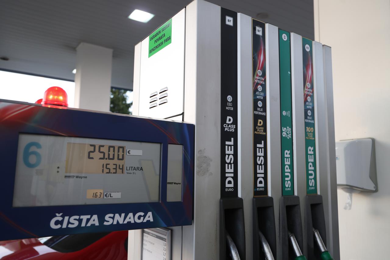 Šibenik: Nove cijene goriva u Hrvatskoj
