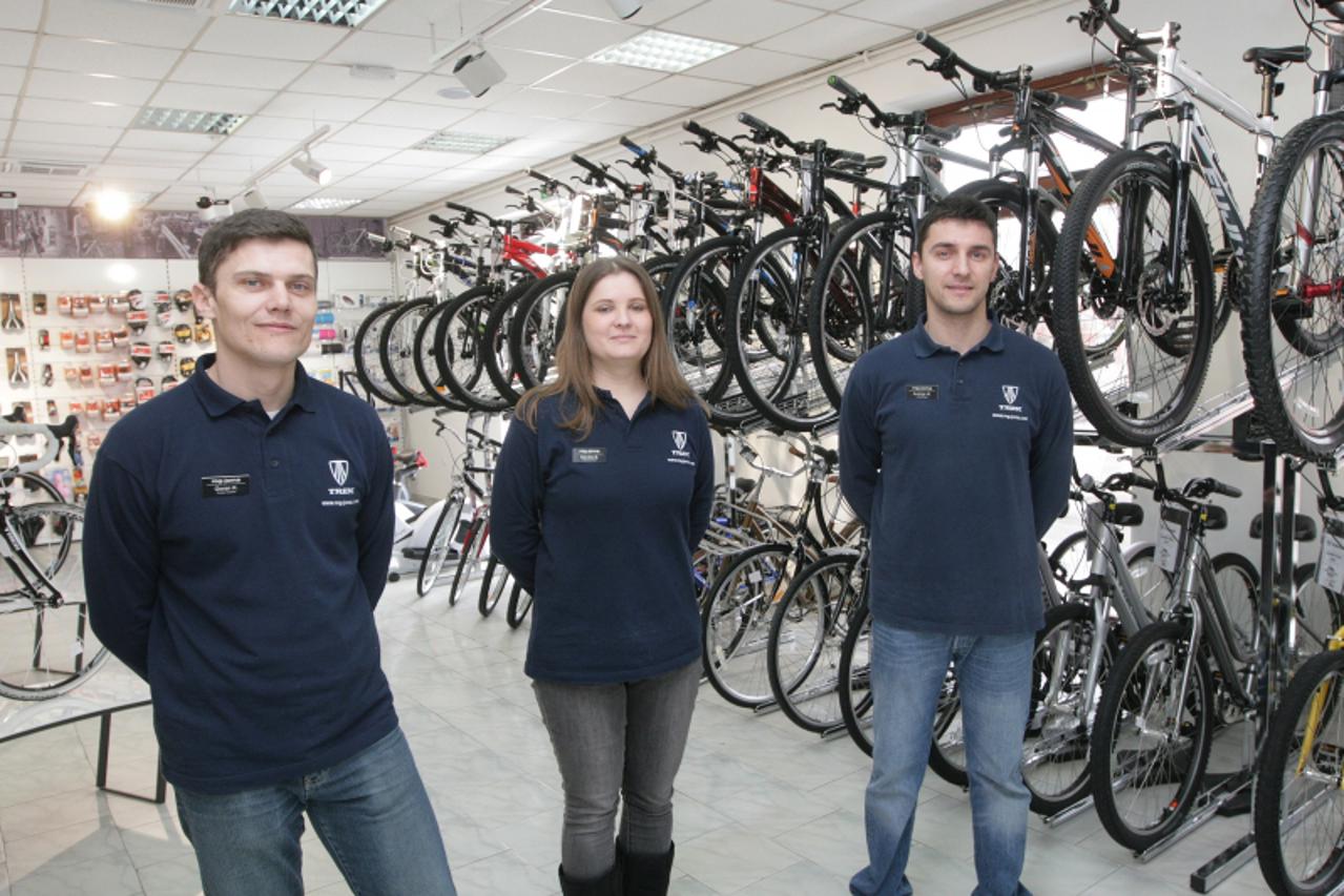 '14.03.2013., Koprivnica - Otvaranjem trgovine bicikala tvrtke Rog-Joma Koprivica je dobila sedmu trgovinu specijaliziranu za prodaju bicikala i biciklisticke opreme. Foto: Marijan Susenj/Pixsell'