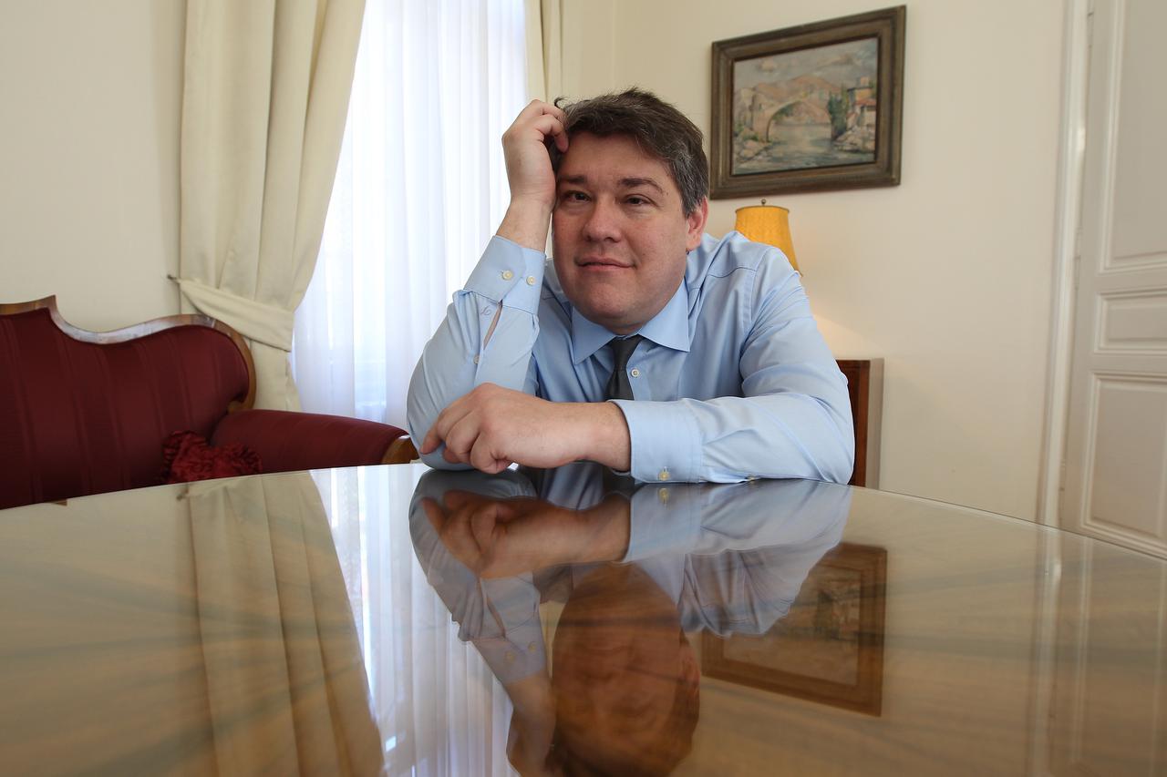 22.04.2014., Zagreb - Ministar financija Boris Lalovac. 