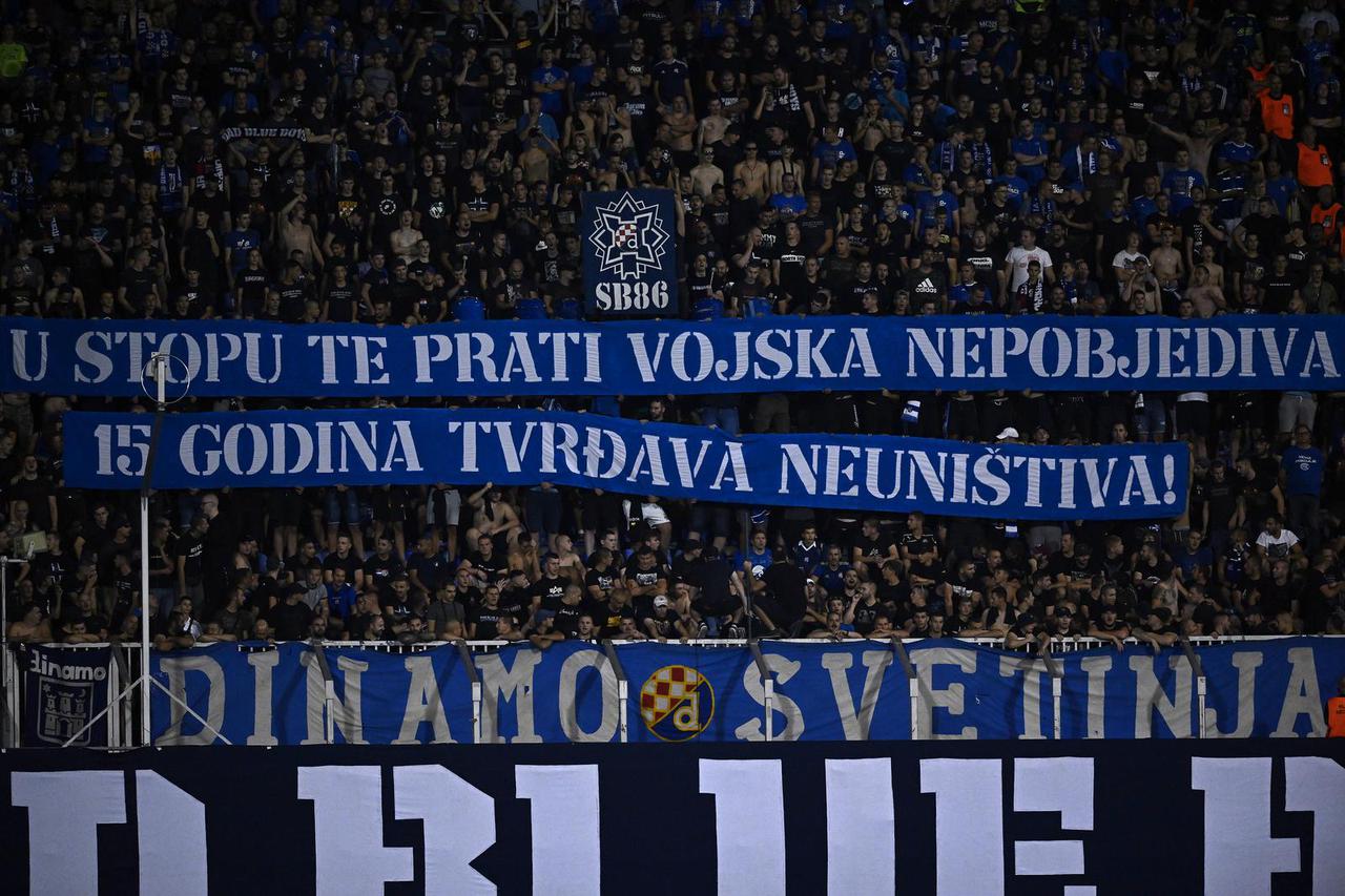 Atmosfera na maksimirskom stadionu na utakmici 3. pretkola UEFA Lige prvaka GNK Dinamo - Ludogorec