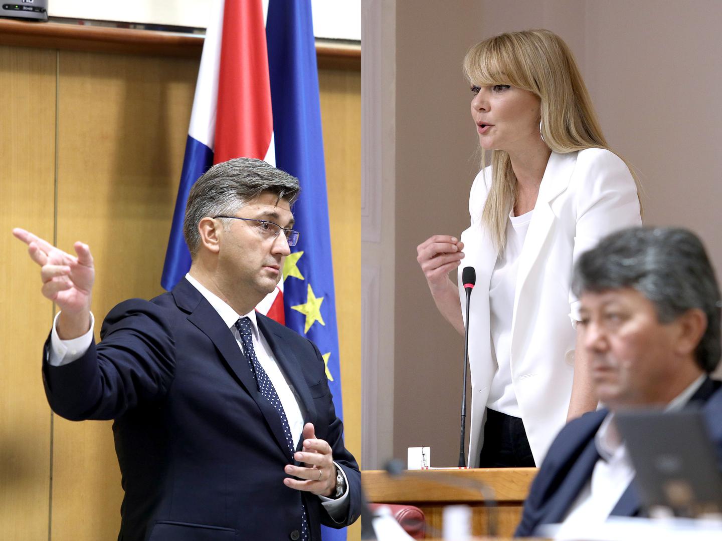 Bruna Esih sukobila se s Andrejem Plenkovićem. 
- Gospodine Plenkoviću, volja naroda je iskazana s preko 404 tisuće potpisa na zakonom predviđen način i bez obzira na vaše unutarnje demone i strahove. Demokracija se ne može vječito izbjegavati. Koliko nas dugo još mislite držati taocem vaše romanse s SDSS-om? - upitala je Esih...