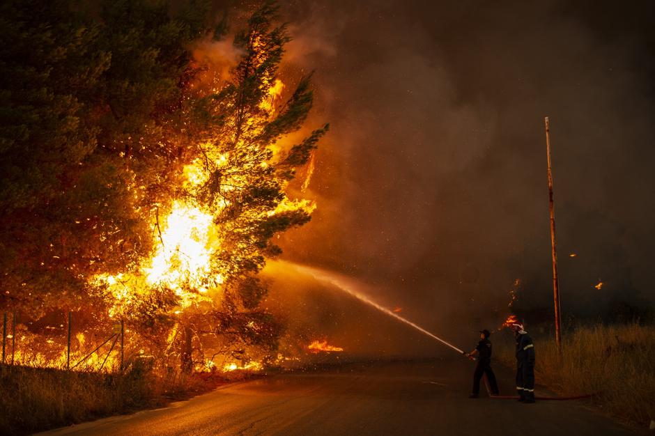 Forest fires in Greece
