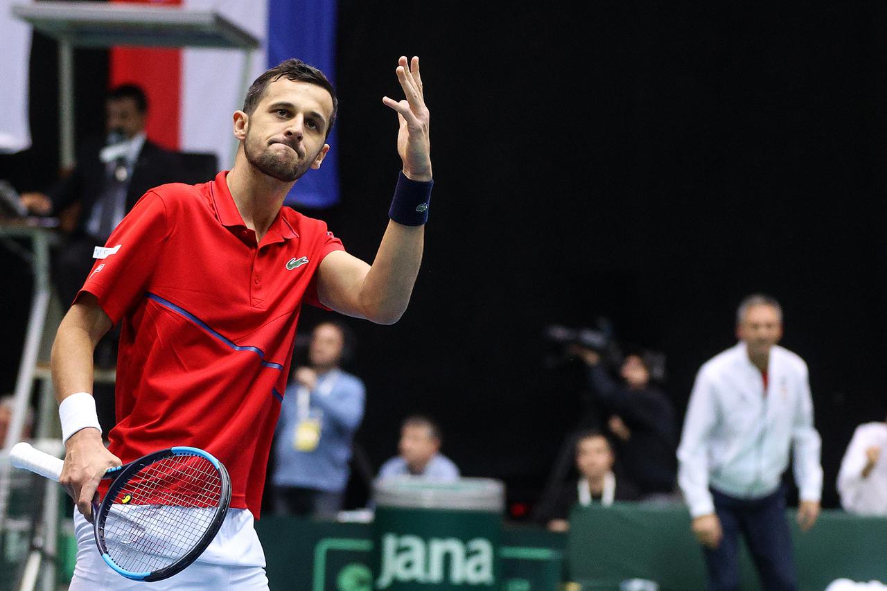 Zagreb: Kvalifikacije Davis Cupa, Hrvatska - Indija, parovi, Škugor/Pavić - Bopanna/Paes