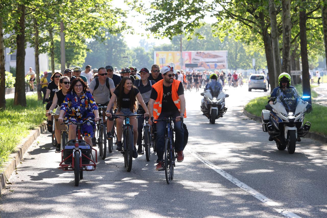 Zagreb: Biciklistička povorka s ciljem promocije bicikla kao ekološkog i atraktivnog gradskog prijevoznog sredstva