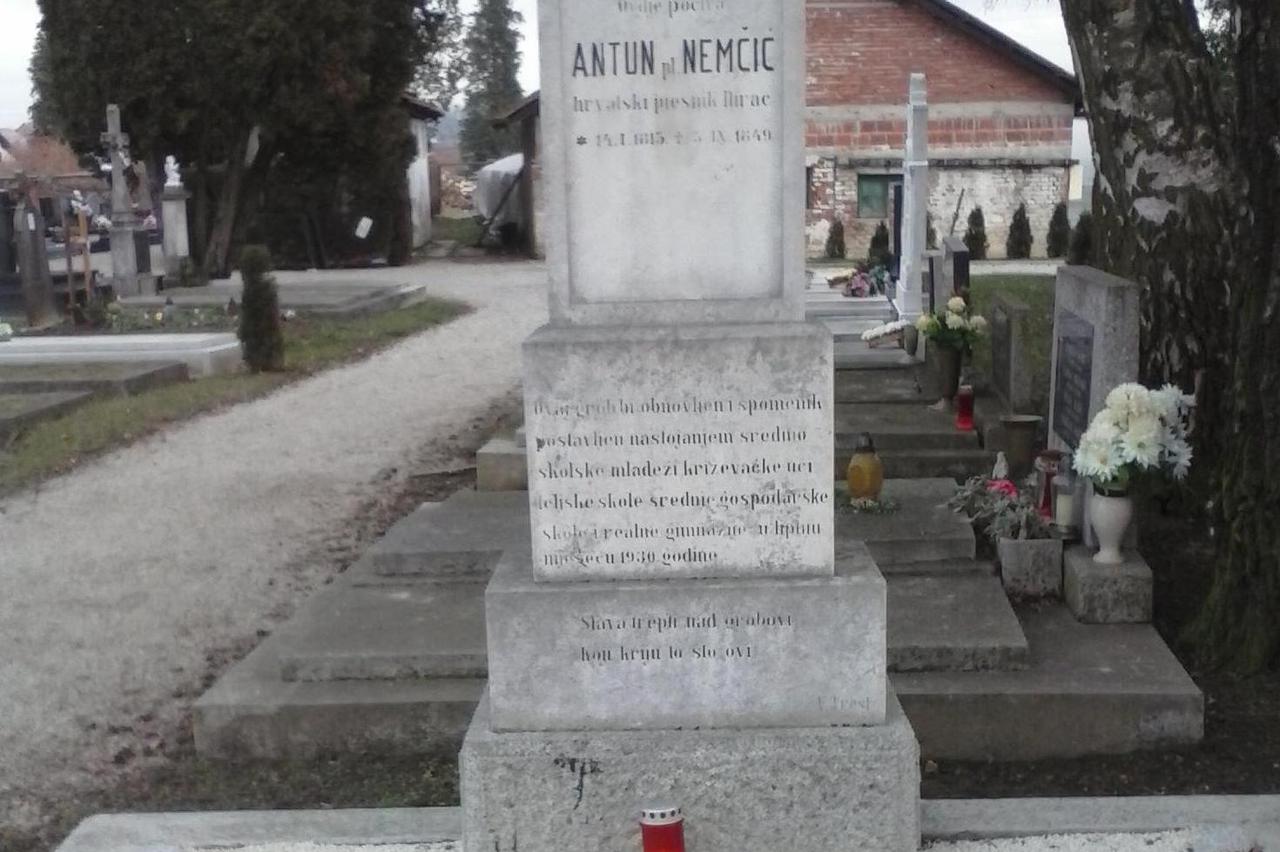 Antun Nemčić grob
