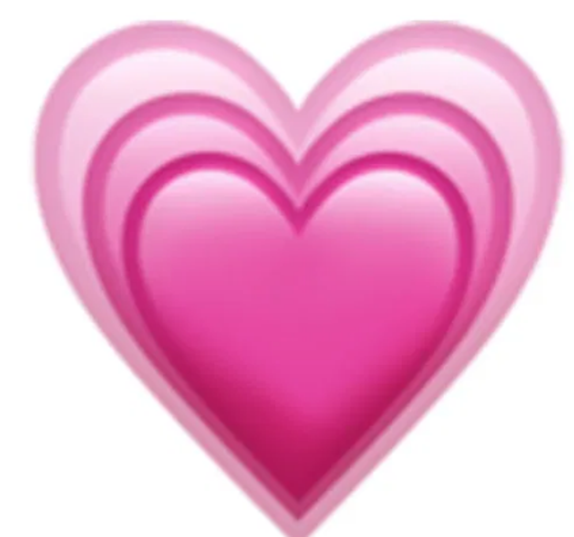 Rastuće srce simbolizira osjećaje koji postaju sve jači, a često se koristi u porukama u kojima se priznaje zaljubljenost.