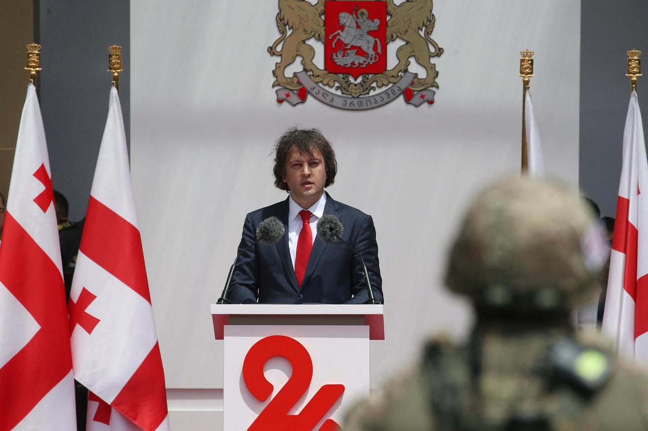 Georgia's Prime Minister Kobakhidze attends the Independence Day celebrations in Tbilisi