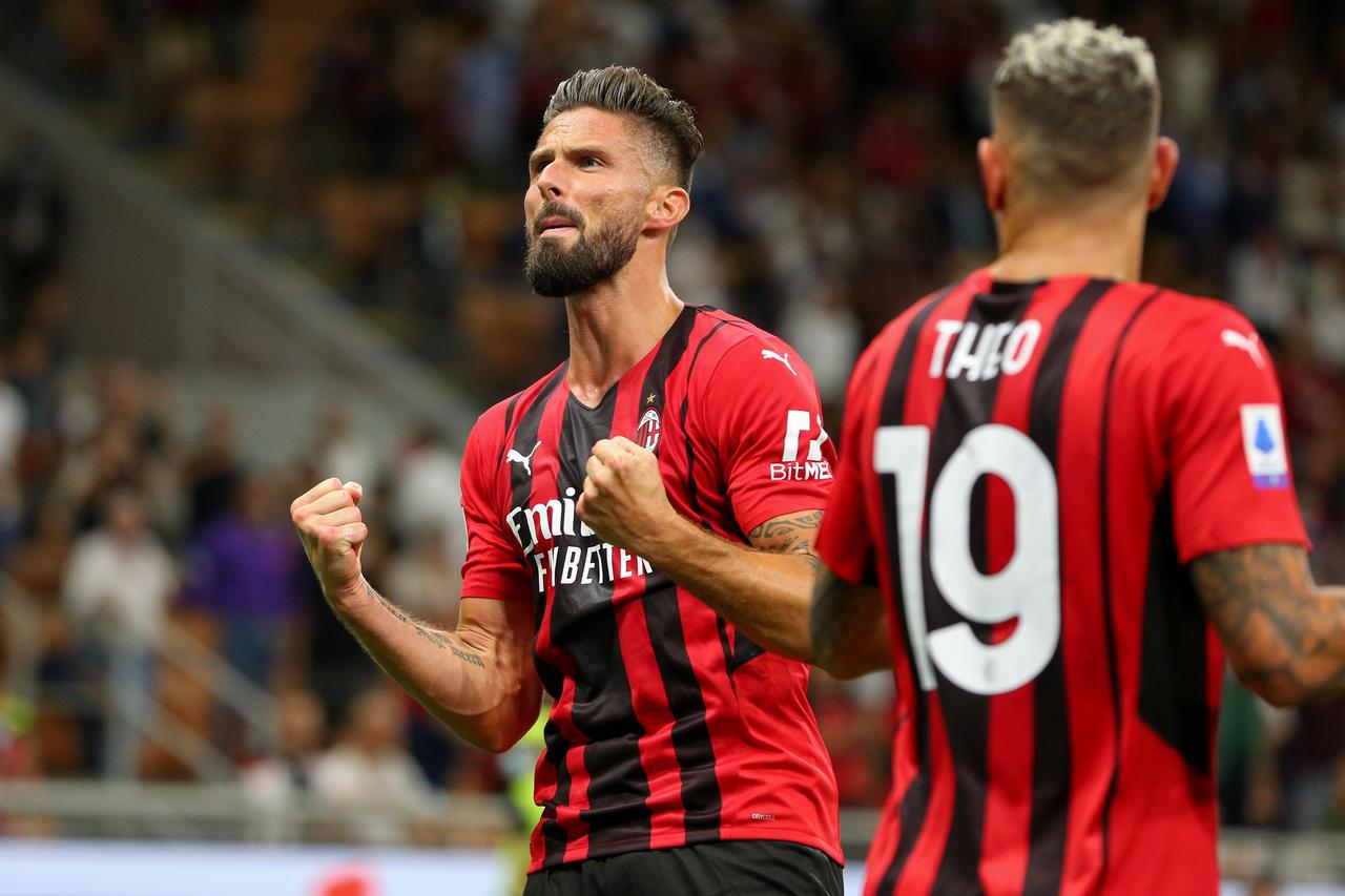 Italian football Serie A match - AC Milan vs Cagliari Calcio