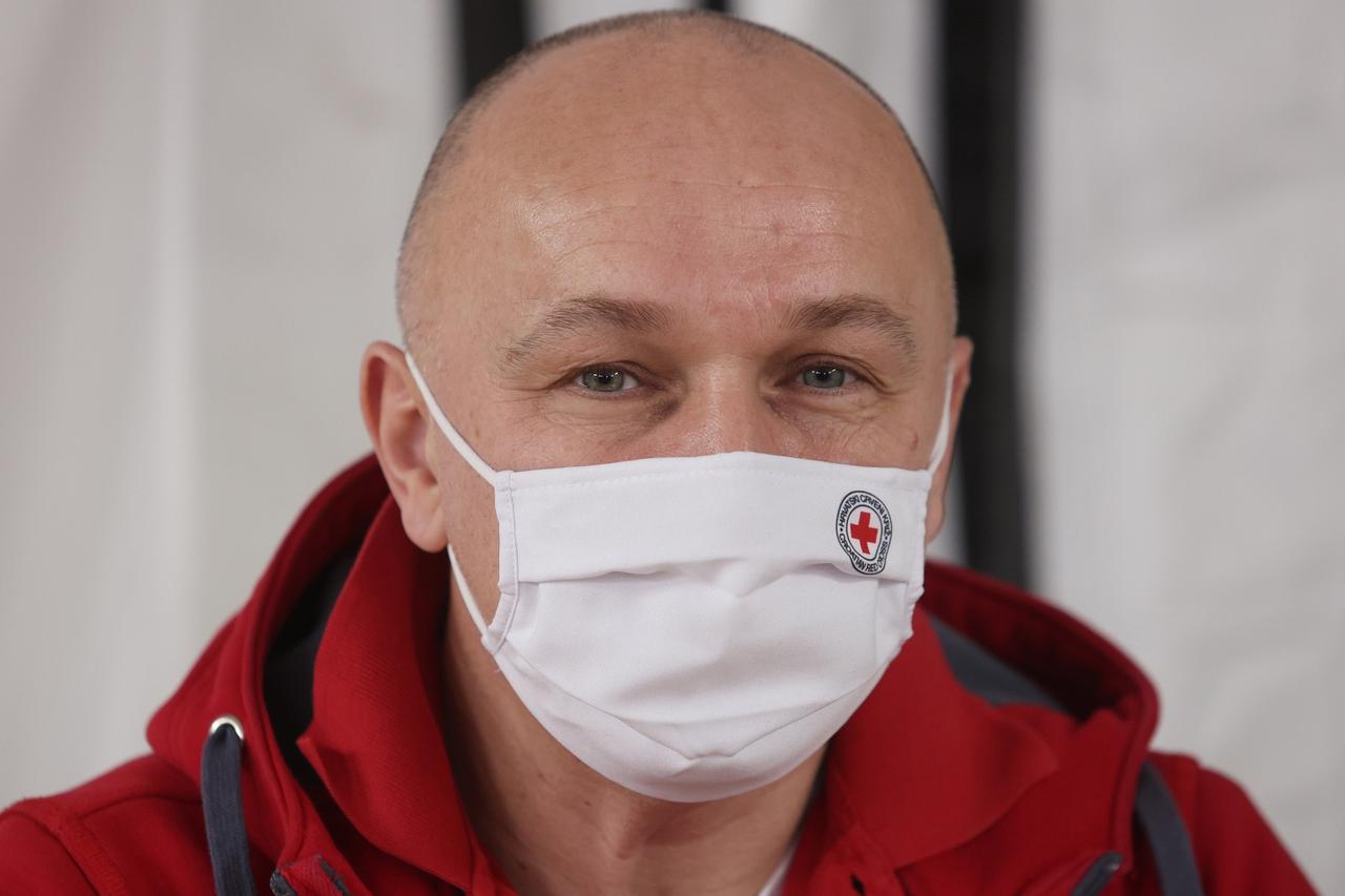 Petrinja: Konferencija za medije Crvenog križa o podjeli novčane pomoći stanovništvu