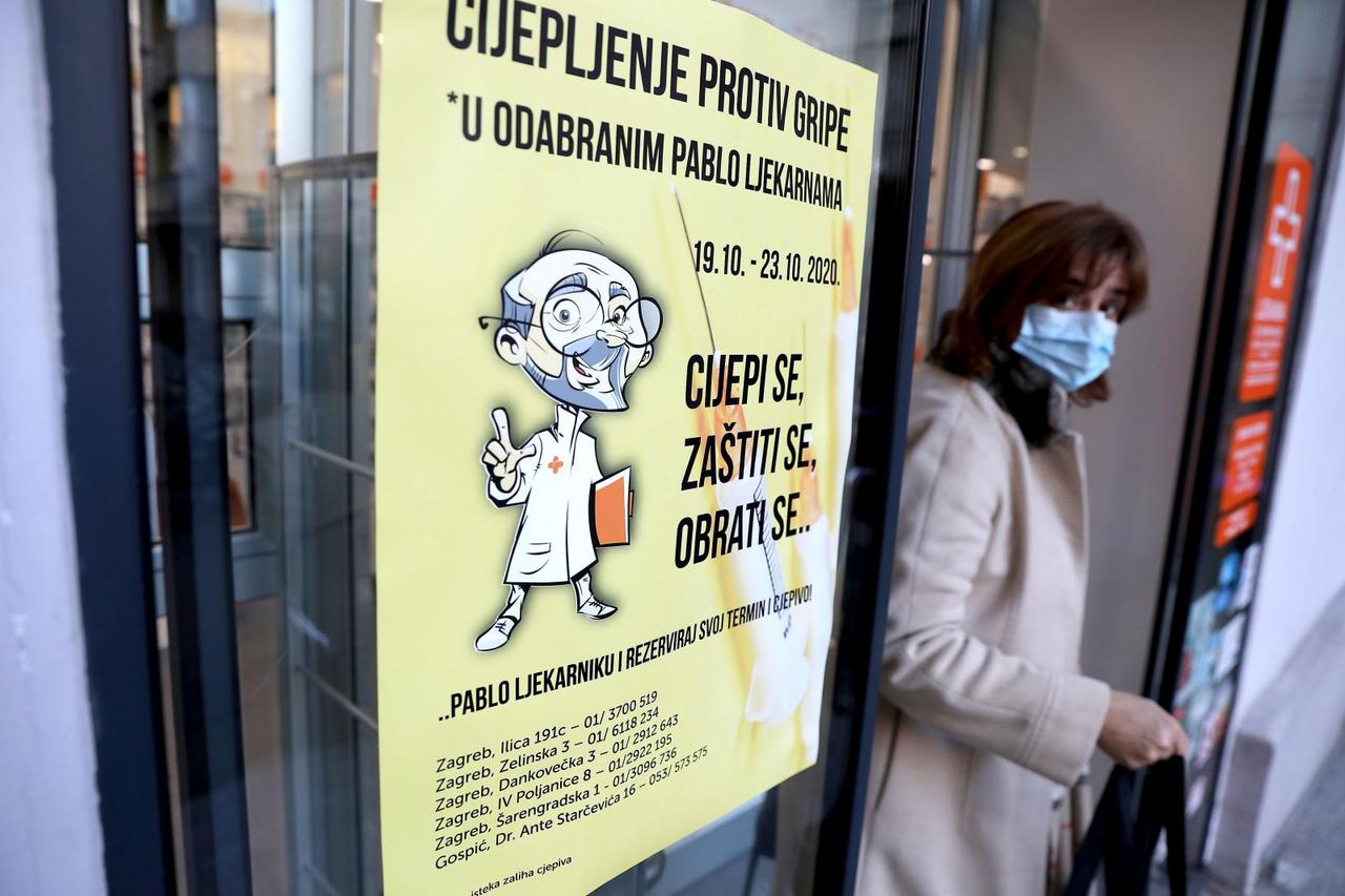 Zagreb: U cijeloj zemlji od danas počelo cijepljenje protiv gripe