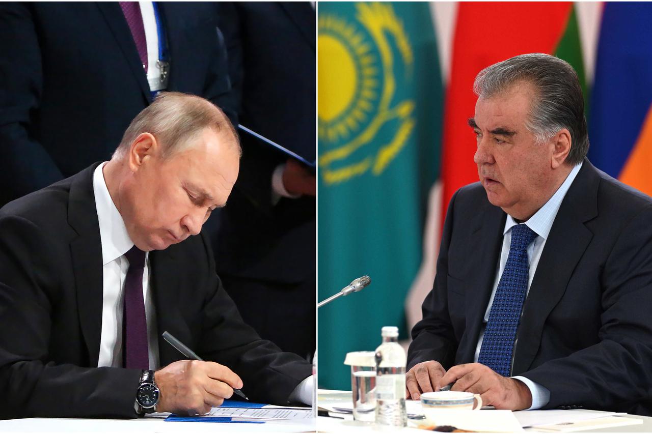 Vladimir Putin i Emomali Rahmon