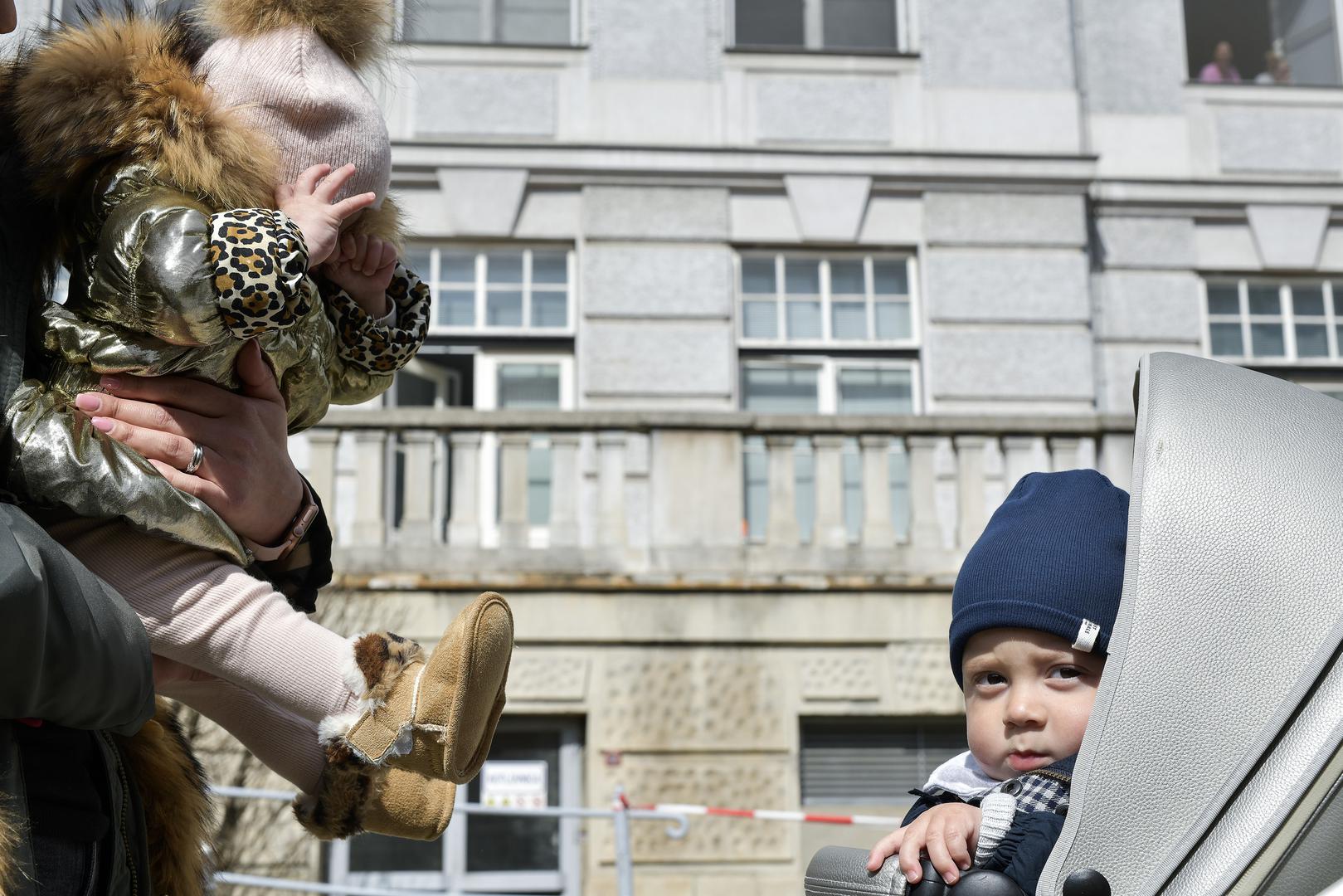 19.03.2021., Zagreb- Rodilje i bebe koje su za vrijeme zagrebackog potresa bile u Petrovoj bolnici.
Photo: Sandra Simunovic/PIXSELL