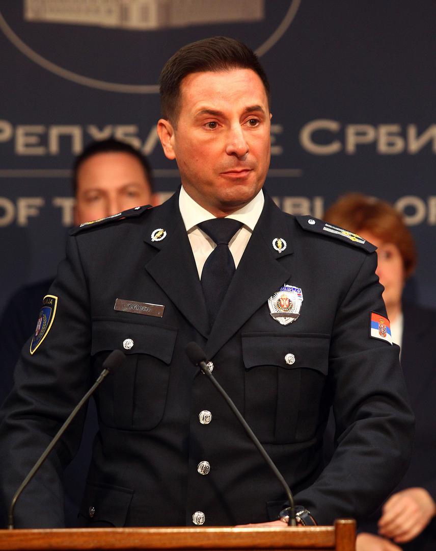 03, May, 2023, Belgrade - An extraordinary press conference on the occasion of the tragedy that happened at the "Vladislav Ribnikar" Elementary School in Belgrade was held at the Government of Serbia. Veselin Milic. 03, maj, 2023, Beograd  - Vanredna konferencija za novinare, povodom tragedije koja se desila u Osnovnoj skoli "Vladislav Ribnikar” u Beogradu, odrzana je u Vladi Srbije. Photo: A.K./ATAImages/PIXSELL