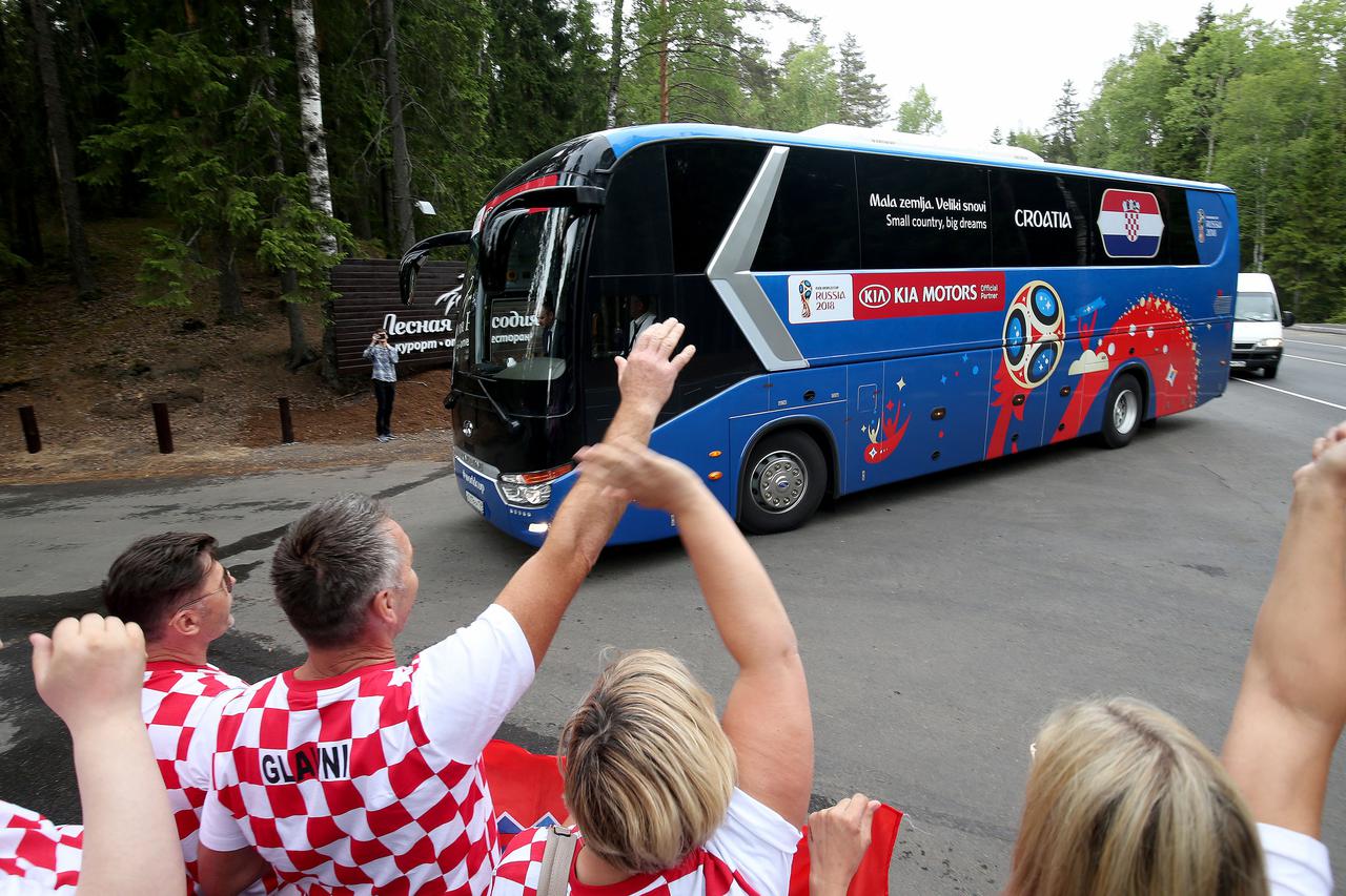 Odlazak hrvatske nogometne reprezentacije na SP u Rusiji