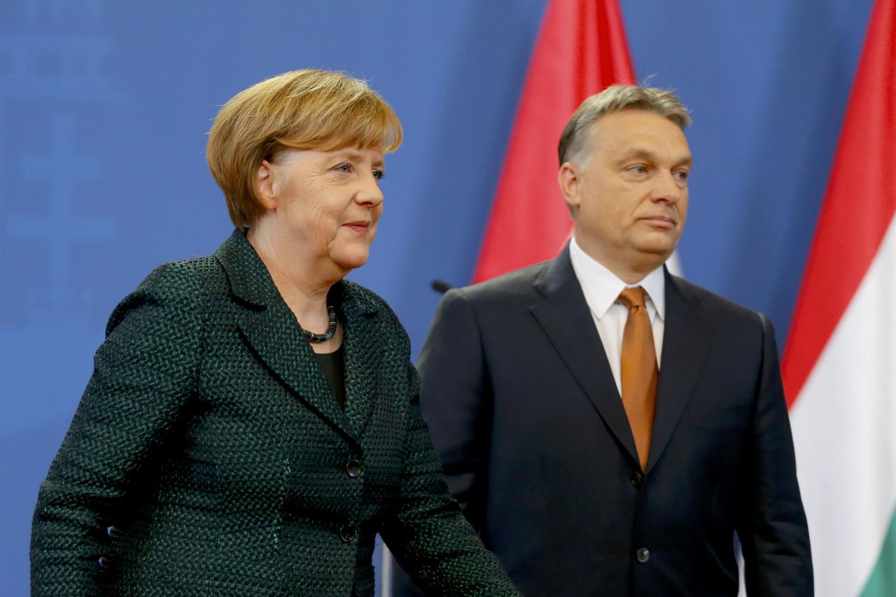 Merkel i Orban