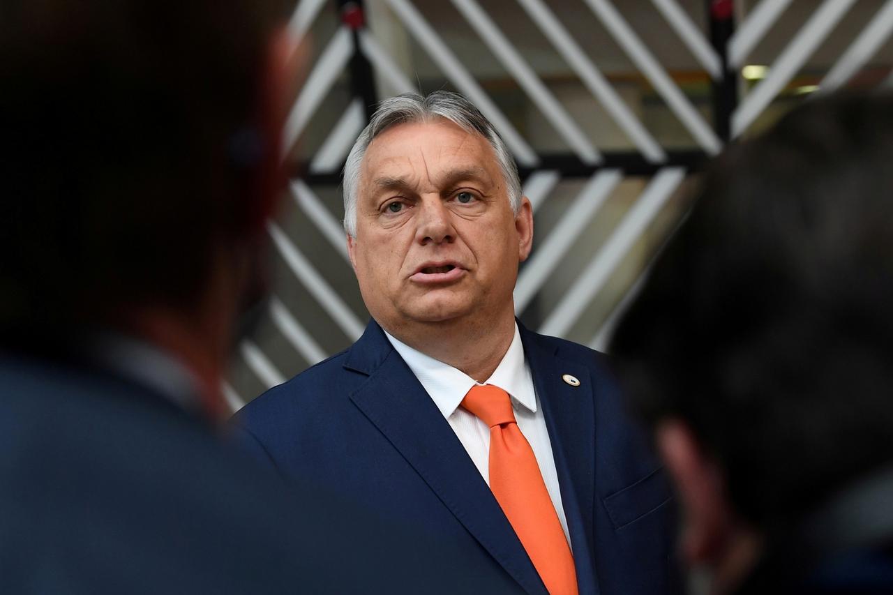 FILE PHOTO: Hungary's Prime Minister Viktor Orban in Brussels
