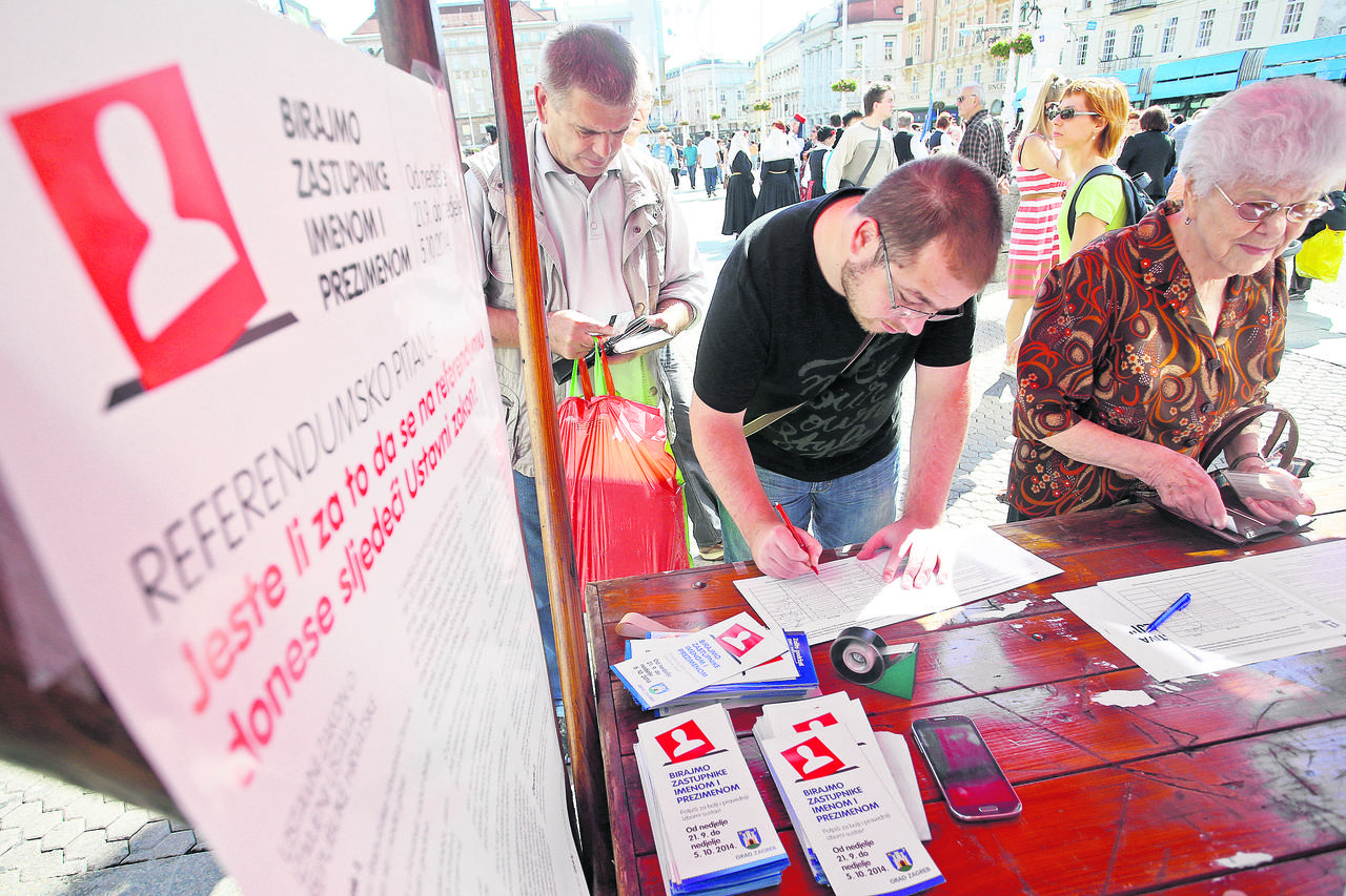 Prikupljanje potpisa za referendum