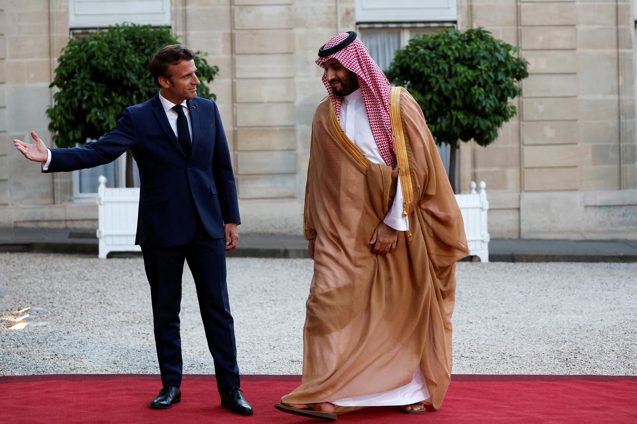 France's Macron meets Saudi Crown Prince Mohammed bin Salman in Paris