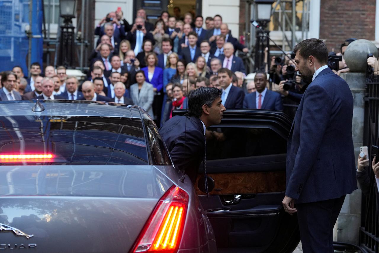 Rishi Sunak in London